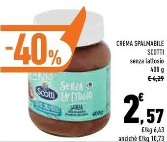 Conad City Riso scotti - crema spalmabile offerta