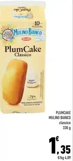 Conad City Mulino bianco - plumcake classico 330 g(ml) offerta