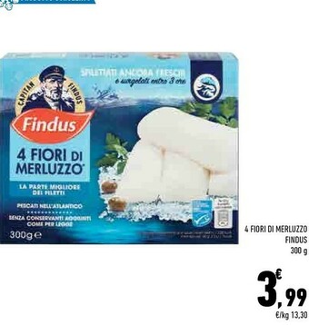 Conad City 4 fiori di merluzzo 300 g(ml) offerta