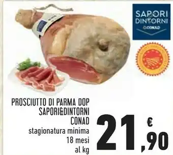 Conad Margherita Prosciutto di parma offerta