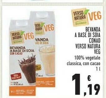 Conad Margherita Latte di soia offerta