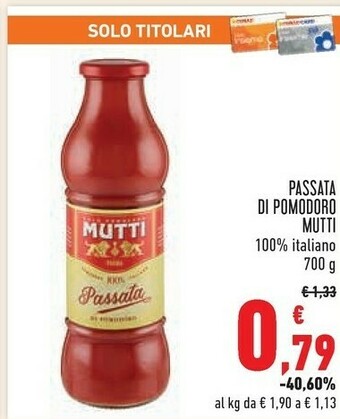 Conad Margherita Passata di pomodoro offerta