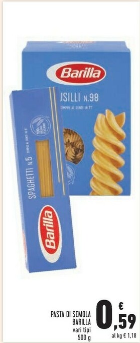 Conad Margherita Pasta offerta