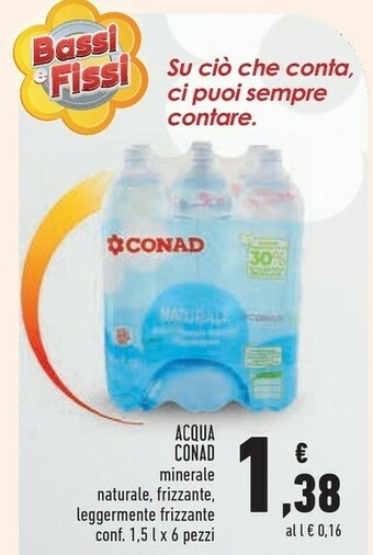 Conad Margherita Acqua offerta