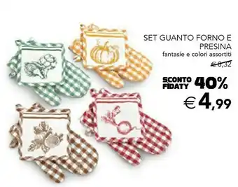 Esselunga Set guanto forno e presina offerta