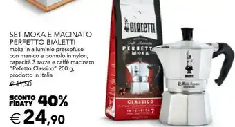 Set moka e macinato 200 g