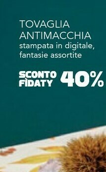 Esselunga Tovaglia antimacchia offerta