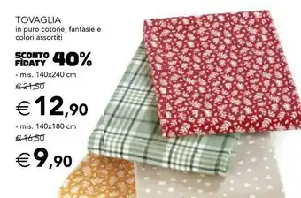 Esselunga Tovaglia in puro cotone 140x240 cm offerta