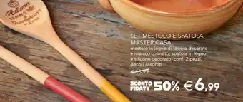Esselunga Master casa set mestolo e spatola 2 pezzi offerta