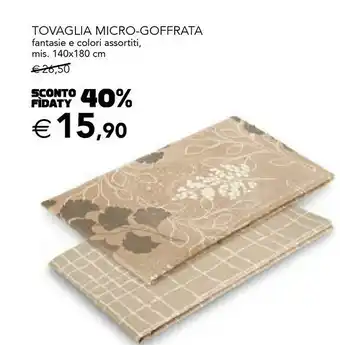 Esselunga Tovaglia micro-gofrata offerta