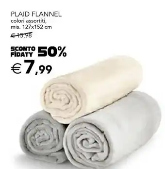 Esselunga Plaid flannel offerta