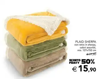 Esselunga Plaid offerta