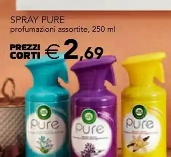 Esselunga Spray pure profumazioni offerta