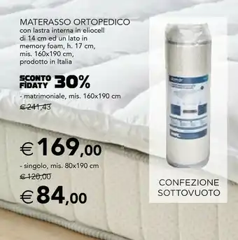 Esselunga Materasso ortopedico offerta