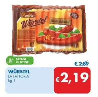 WÜRSTEL LA FATTORIA kg 1