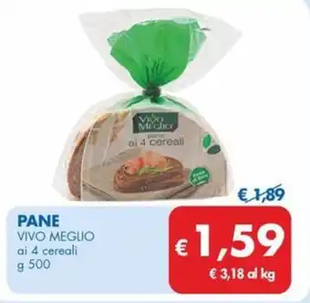 MD Discount PANE VIVO MEGLIO ai 4 cereali g 500 offerta