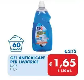 MD Discount GEL ANTICALCARE PER LAVATRICE DAT5 L 1,5 offerta