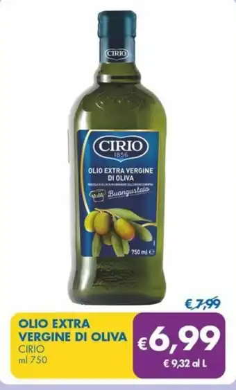 MD Discount OLIO EXTRA VERGINE DI OLIVA CIRIO ml 750 offerta
