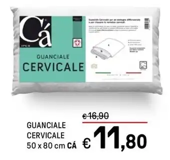 Iper La Grande GUANCIALE CERVICALE 50 x 80 cm CÁ offerta