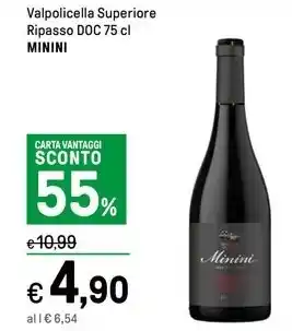 Iper La Grande Valpolicella Superiore Ripasso DOC 75 cl MININI offerta
