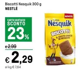 Iper La Grande Biscotti Nesquik 300 g NESTLÉ offerta
