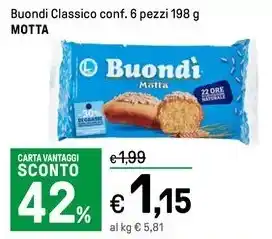 Buondi Classico conf. 6 pezzi 198 g MOTTA