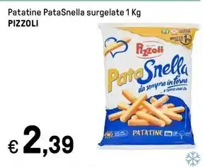 Iper La Grande Patatine PataSnella surgelate 1 Kg PIZZOLI offerta