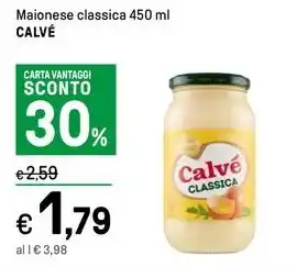 Iper La Grande Maionese classica 450 ml CALVÉ offerta