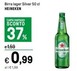 Iper La Grande Birra lager Silver 50 cl HEINEKEN offerta