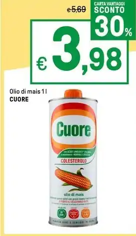 Olio di mais 1 l CUORE