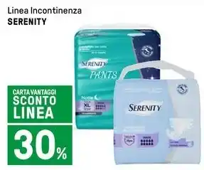 Iper La Grande Linea Incontinenza SERENITY offerta