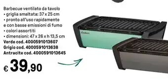 Iper La Grande Barbecue ventilato da tavolo offerta