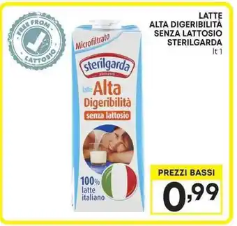 Pam LATTE ALTA DIGERIBILITÀ SENZA LATTOSIO STERILGARDA 1 lt offerta