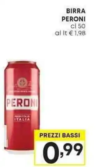 Pam BIRRA PERONI cl 50 offerta