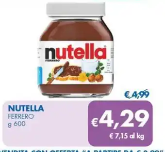 MD Discount NUTELLA FERRERO g 600 offerta