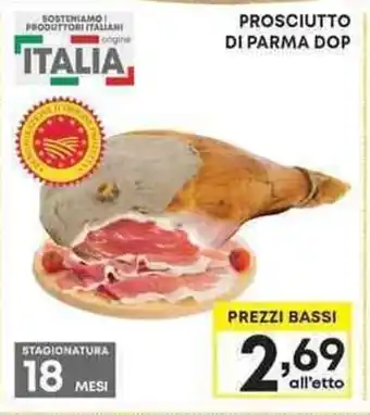 Pam PROSCIUTTO DI PARMA DOP offerta