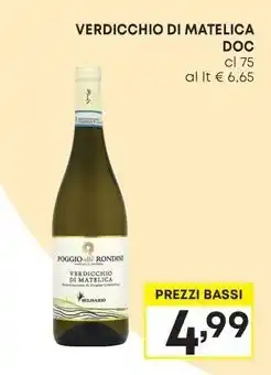 Pam VERDICCHIO DI MATELICA DOC cl 75 offerta