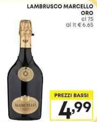 Pam LAMBRUSCO MARCELLO ORO cl 75 offerta