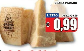 Vivo Supermercati Grana padano offerta
