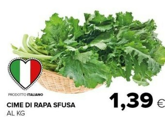 Tigre Cime di rapa sfusa offerta