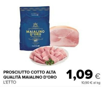 Tigre Maialino d' oro prosciutto cotto alta qualita offerta