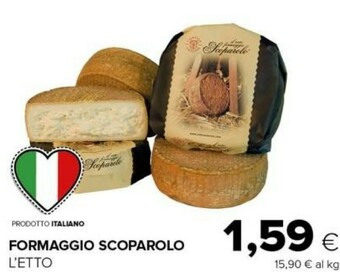 Tigre Formaggio scoparolo offerta