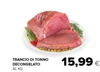 Tigre Trancio di tonno decongelato offerta