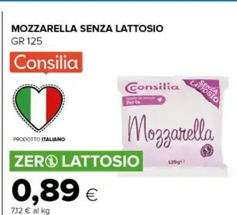 Tigre Mozzarella senza lattosio 125 gr offerta