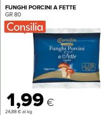 Tigre Funghi porcini a fette 80 gr offerta