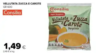 Tigre Vellutata zucca e carote offerta