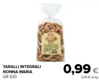 Tigre Nonna maria taralli integrali offerta