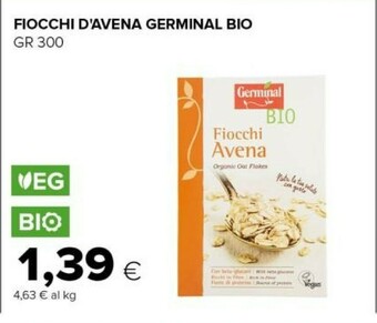 Germinal - fiocchi avena 300 g(ml)