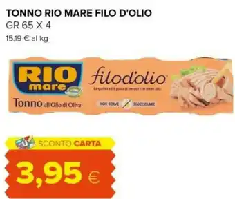 Tigre Tonno filo d'olio offerta