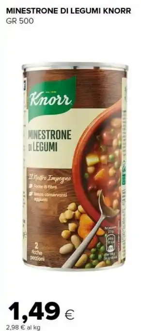 Tigre Minestrone di legumi offerta